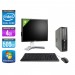 HP Elite 8200 SFF + Ecran 19" - Intel G840 - 4Go - 500Go - Windows 7