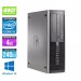 Pc de bureau professionnel reconditionné - HP 8300 SFF - Intel i5-3470 - 4Go - 240Go SSD - Windows 10