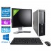 HP Elite 8200 SFF + Ecran 17" - Core i5 - 4Go - 250Go -Windows 10