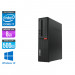 Pc de bureau reconditionne Lenovo ThinkCentre M710s SFF - Intel core i7-6700 - 8 Go RAM DDR4 - 500 Go HDD - Windows 10 Famille