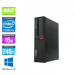 Pack pc de bureau reconditionné Lenovo ThinkCentre M710s SFF + Écran 22" - Intel core i5 - 16 Go RAM DDR4 - 240 Go SSD - Windows 10 Famille