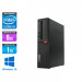 Pack pc de bureau reconditionné Lenovo ThinkCentre M710s SFF + Écran 22" - Intel core i5 - 8 Go RAM DDR4 - 1 To HDD - Windows 10 Famille