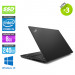 Lot de 3 PC portable reconditionnés - Lenovo ThinkPad L480 - Intel Core i5 7300U - 8Go de RAM - 240Go SSD NVMe - W10