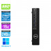 Pc de bureau Dell 3080 Micro - Intel Core I3-10100 - 16Go - SSD 240 Go - W11