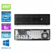 Ordinateur de bureau - HP EliteDesk 800 G1 SFF reconditionné - G3420 - 8Go - SSD 240 Go - Windows 10