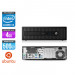 PC de bureau reconditionné HP EliteDesk 600 G1 SFF - i3 - 4Go - 500Go HDD - Linux