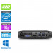Ordinateur de bureau - HP EliteDesk 800 G1 DM reconditionné - i5 - 16Go - 500Go SSD - Windows 10