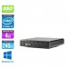 Ordinateur de bureau - HP EliteDesk 800 G1 DMreconditionné - i5 - 4Go - 240Go SSD - Windows 10
