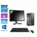 Pack PC bureau HP 6200 PRO SFF - i3 - 4Go - 250Go - Windows 10 - Ecran 20