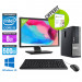 Pack Pc bureau reconditionné - Dell Optiplex 7010 SFF + Ecran 22'' - i5 - 8Go - 500Go - Windows 10 + Office 365