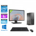 Pack Pc bureau reconditionné - HP 6200 PRO SFF - Core i5 - 8Go - 500Go HDD - Windows 10 + 22"