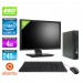 Pack pc de bureau HP EliteDesk 800 G2 USDT reconditionné + Ecran 22'' - Core i5 - 4Go - SSD 240Go - Linux