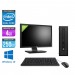 Pack Ordinateur de bureau + écran 22" - HP EliteDesk 800 G1 SFF reconditionné - G3420 - 4Go - 250Go HDD - Windows 10