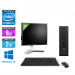 Pack HP 600 G1 SFF + Écran 19" - i3 - 8Go - 2To HDD - W10