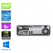 Pc de bureau gamer reconditionné - HP EliteDesk 800 G3 SFF - i5 - 8Go DDR4 - 240Go SSD - Nvidia GT 1030 - Windows 10