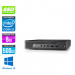 Pack pc de bureau HP EliteDesk 800 G2 USDT reconditionné + Ecran 20'' - i5 - 8Go - SSD 500Go - Windows 10