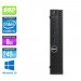 Pc de bureau reconditionné - Dell Optiplex 3050 Micro - Intel Core i5-7500T - 8Go - 240Go SSD - W10