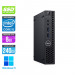 Pack Pc de bureau reconditionné - Dell 3070 Micro - Intel Core i5 9400T- 8Go - SSD 240 Go - W11