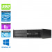 Pc de bureau professionnel reconditionné - HP 8300 SFF - Intel i7-3770 - 8Go - 240Go SSD - Windows 10
