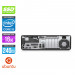 Pack Pc de bureau reconditionné - HP EliteDesk 800 G3 SFF + 22" - i5 - 16Go DDR4 - 240Go SSD - Ubuntu / Linux