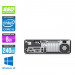 Pack Pc de bureau reconditionné - HP EliteDesk 800 G3 SFF + 22" - i5 - 8Go DDR4 - 240Go SSD - Windows 10