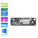 Pc de bureau HP EliteDesk 800 G3 SFF reconditionné - i7 - 8Go DDR4 - 240Go SSD - Windows 10
