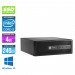 Pc de bureau HP ProDesk 400 G3 SFF reconditionné - i3 - 4Go - 240Go SSD - W10