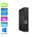 Pack PC de bureau reconditionné - Dell Optiplex 3040 Micro + Écran 22" - Core i5 - 16Go - SSD 240Go - W10