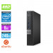 Pc de bureau reconditionné Dell Optiplex 3040 Micro - Core i5 - 8Go - SSD 240Go - Linux