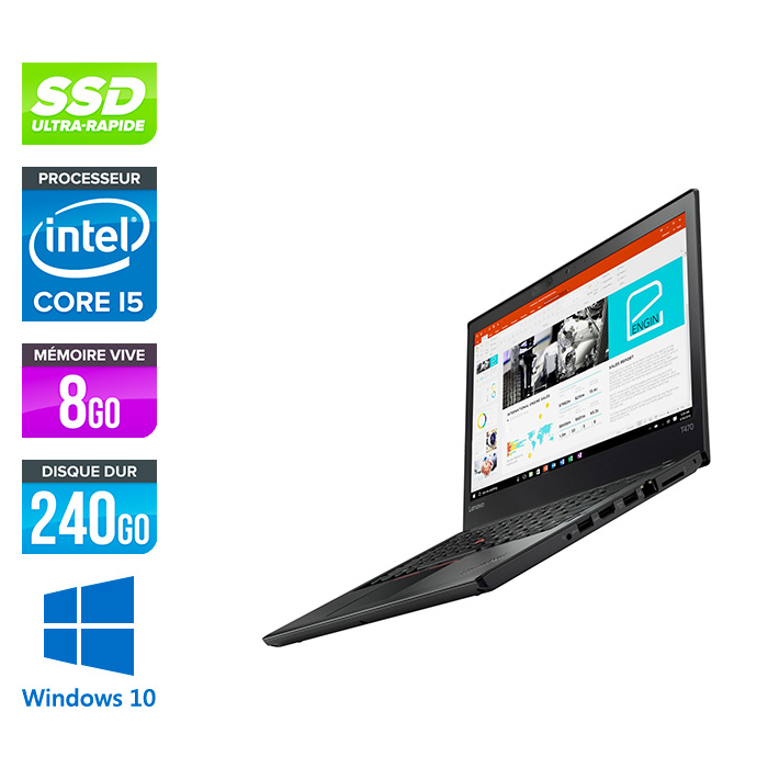 Pc portable reconditionné Dell 5300 - i5 8365U - 16Go DDR4 - 240Go SSD -  W11 - Trade Discount.