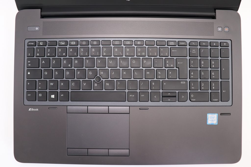 Clavier et palmrest du HP ZBook 15 G3